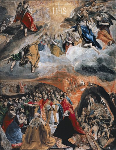 Die Anbetung des Namens Jesu, ca. 1578 von El Greco